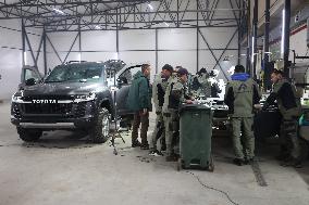 Company reequips vehicles for army in Prykarpattia region