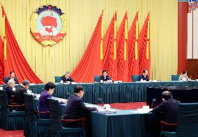 CHINA-BEIJING-WANG HUNING-CPPCC-CHAIRPERSON'S COUNCIL MEETING (CN)