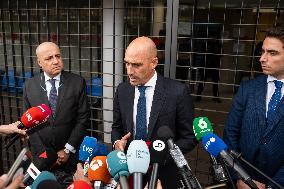 Luis Rubiales At The Court - Madrid