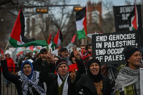 Rally For Gaza In Edmonton