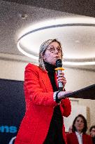 Valerie Hayer Holds A Campaign Meeting - Toulouse