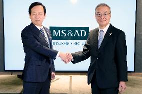 Press Conference by President Change of MS&AD Insurance Group HD