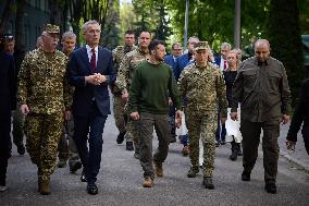 NATO Secretary General Stoltenberg Visits Kyiv