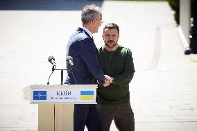 NATO Secretary General Stoltenberg Visits Kyiv