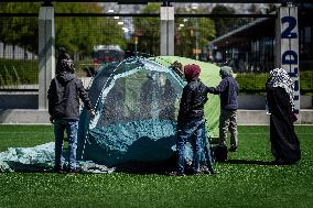 Students Set Up Anti-Israel Encampment - Vancouver