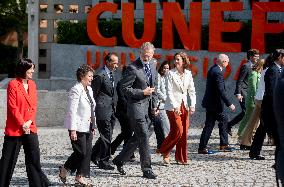 King Felipe presides the ceremony for the 50th anniversary of CUNEF University - Madrid