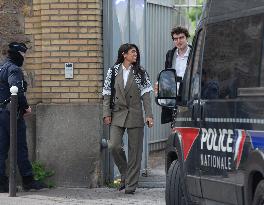 Rima Hassan Leaves The Police Station - Paris