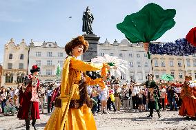 International Dance Day celebrated with Polonez in Krakow