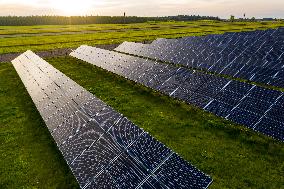 Small solar panel farms become more and more popular in Poland