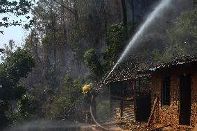 Forest Fire In Nepal