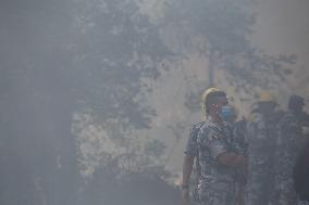 Forest Fire Ravages Parts Of Nepal With Onset Of Summer
