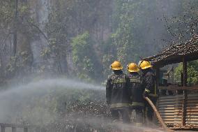 Forest Fire Ravages Parts Of Nepal With Onset Of Summer