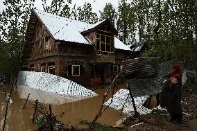 Residential Properties Damaged In Kashmir Due To Floods