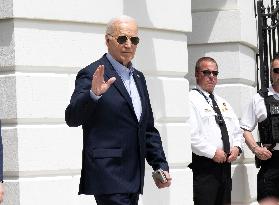 Biden Departs for Wilmington, Delaware
