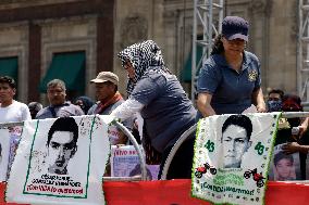 Protest To Demand Justice For The 43 Ayotzinapa Students Disappeared
