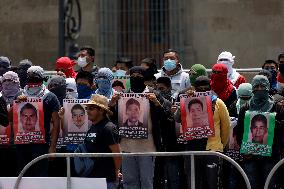 Protest To Demand Justice For The 43 Ayotzinapa Students Disappeared