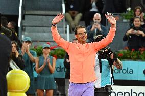 Rafael Nadal Says Farewell To Madrid Fans