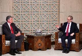 SYRIA-DAMASCUS-CZECH-OFFICIAL-VISIT