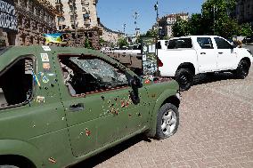 Kyiv hands over 20 new off-road vehicles for front line operations
