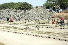 Brick Breaking Yard - Dhaka