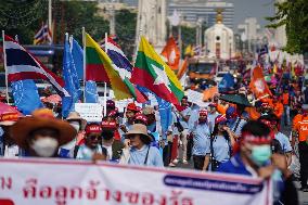 International Workers' Day In Bangkok.