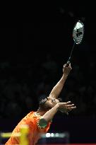 (SP)CHINA-CHENGDU-BADMINTON-THOMAS CUP-IND VS INA(CN)