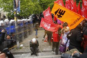 Police Attack May Day Demonstration In Istanbul