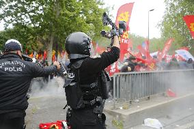 Police Attack May Day Demonstration In Istanbul