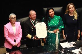Rafael Ojeda Durán Receives Honor Medal By The Mexico’s Senate