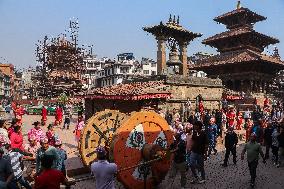 Preparations For Rato Macchindranath Chariot Procession Begins In Nepal