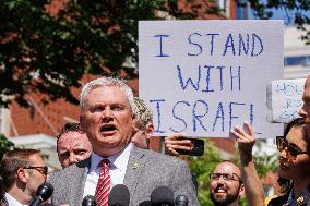 House Republicans Visit Pro-Palestinian Encampment - Washington