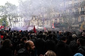 Low Mobilization And A Few Incidents  In Paris For Labor Day
