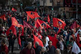 March For International Workers' Day In Valparaiso