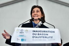 Inauguration of the Austerlitz basin in Paris FA