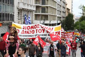 May Day Demonstration In Athens, Greece