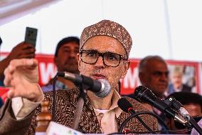 Omar Abdullah Files Nomination Form For Baramulla Parliamentary Constituency