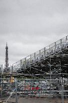 Stand Construction For Paris Olympic Games Begins - Paris