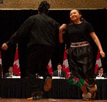 Justin Trudeau At Meetings With Indigenous Governments - Canada