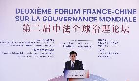 FRANCE-PARIS-CHINA-GLOBAL GOVERNANCE-FORUM