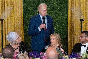 resident Joe Biden addresses the Teacher of the Year State Dinner