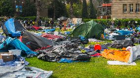 Police Arrest UCLA Protesters And Clear Encampment