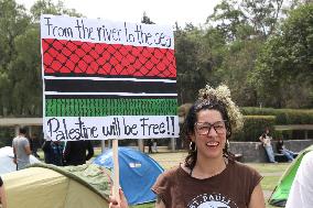 Students Strike In Support Palestine