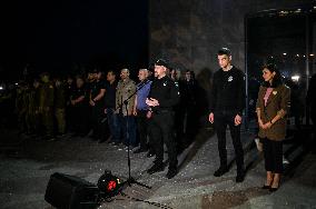 Representatives of Baida youth movement take oath on Khortytsia Island