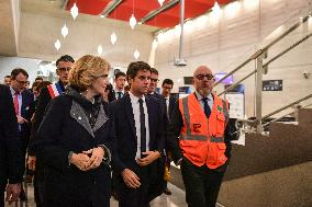 RER E Line Extension Inauguration - Paris
