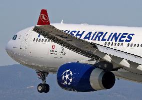 Turkish Airlines Airbus UEFA Champions League livery