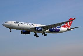 Turkish Airlines Airbus UEFA Champions League livery