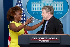 White House Press Secretary Jean-Pierre holds the daily press briefing in Washington