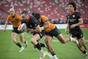 (SP)SINGAPORE-RUGBY-SEVENS-AUS VS CAN