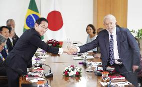 Kishida-Lula talks in Brazil
