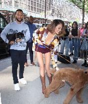 John Legend And Chrissy Teigen At Drew Barrymore Show - NYC